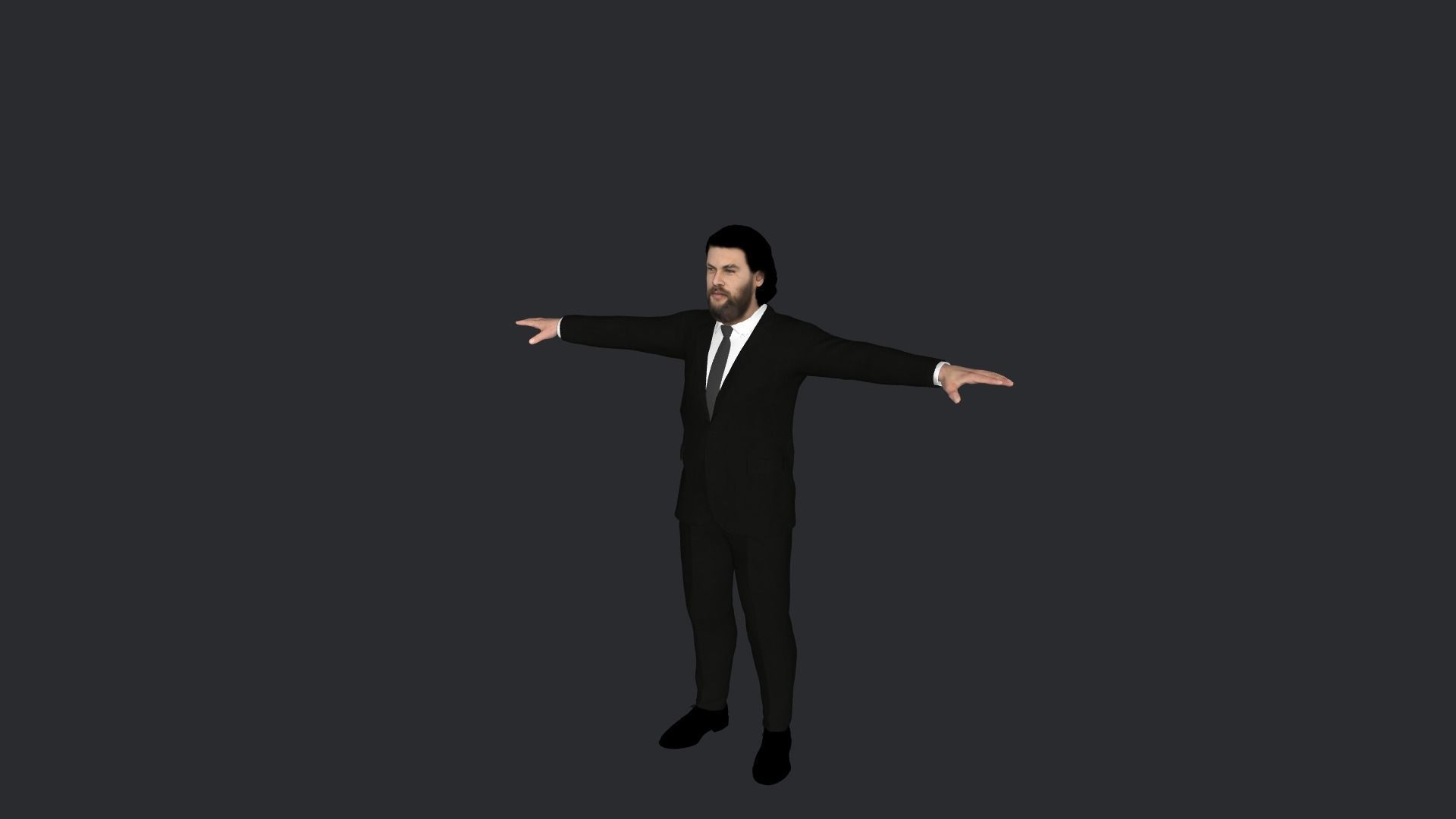 Jason Momoa Hyper Realistic Full Body Rigged Character 3D model_4