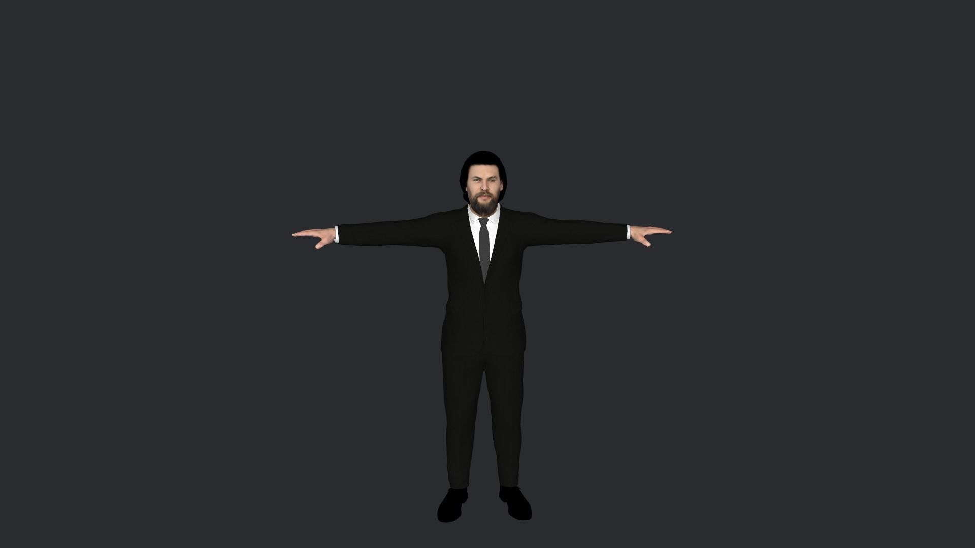 Jason Momoa Hyper Realistic Full Body Rigged Character 3D model_1