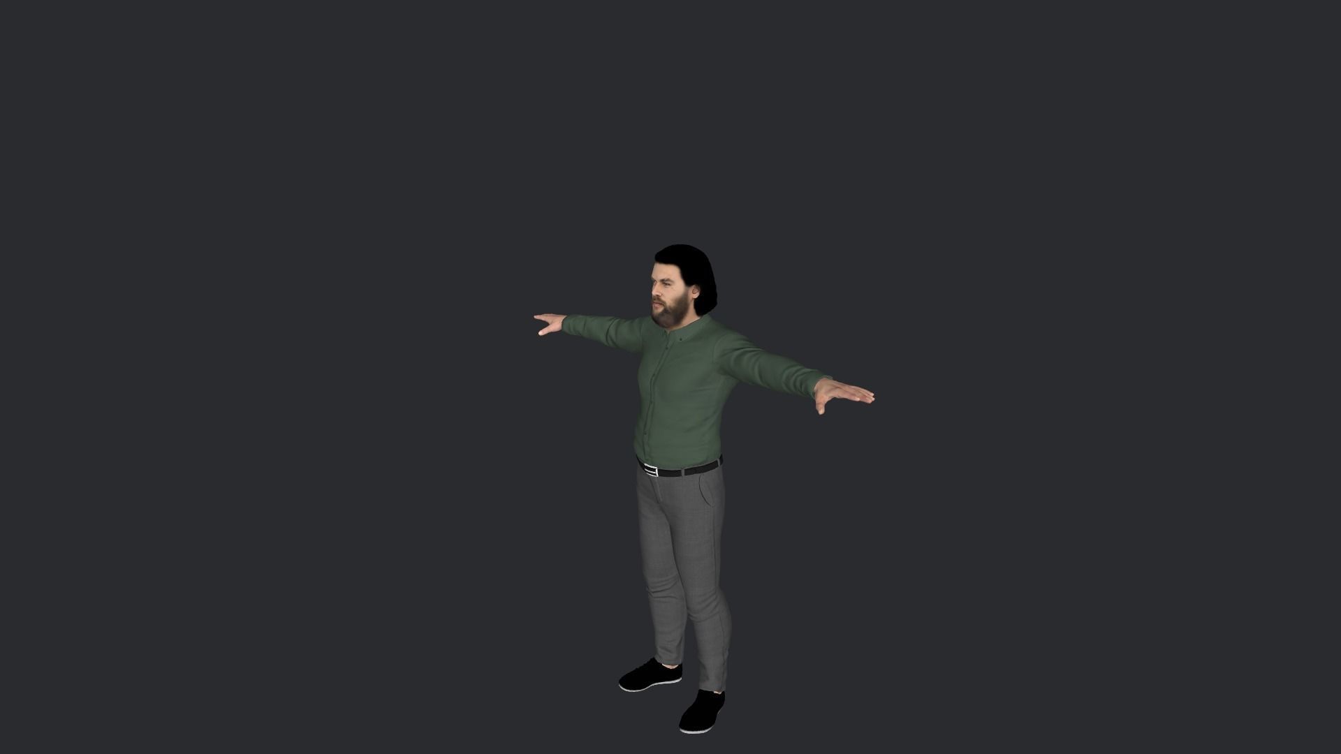 Jason Momoa Hyper Realistic Full Body Rigged Character 3D model_19
