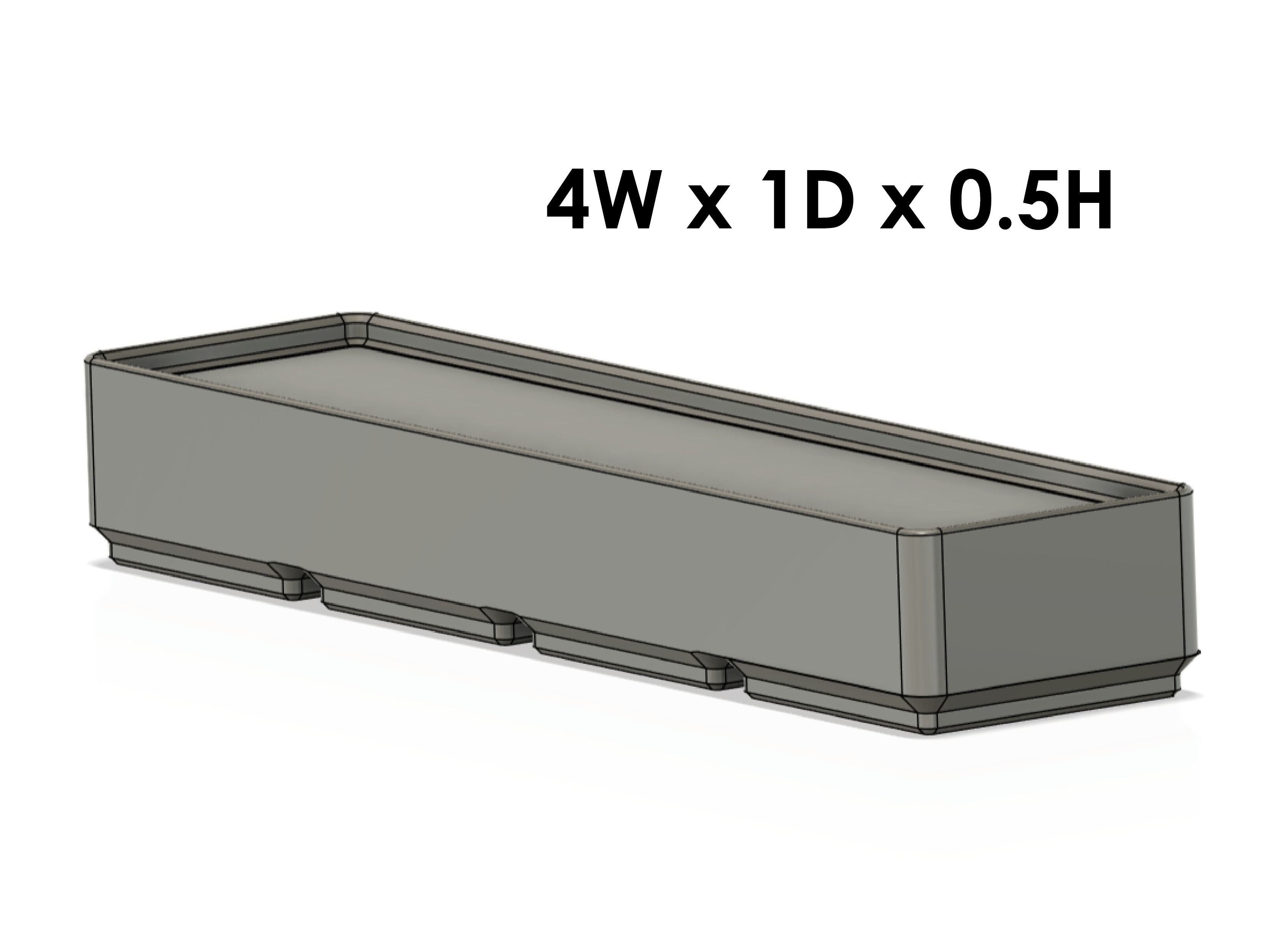 Gridfinity Boxes Filled-in Fusion 360 3D print model_2