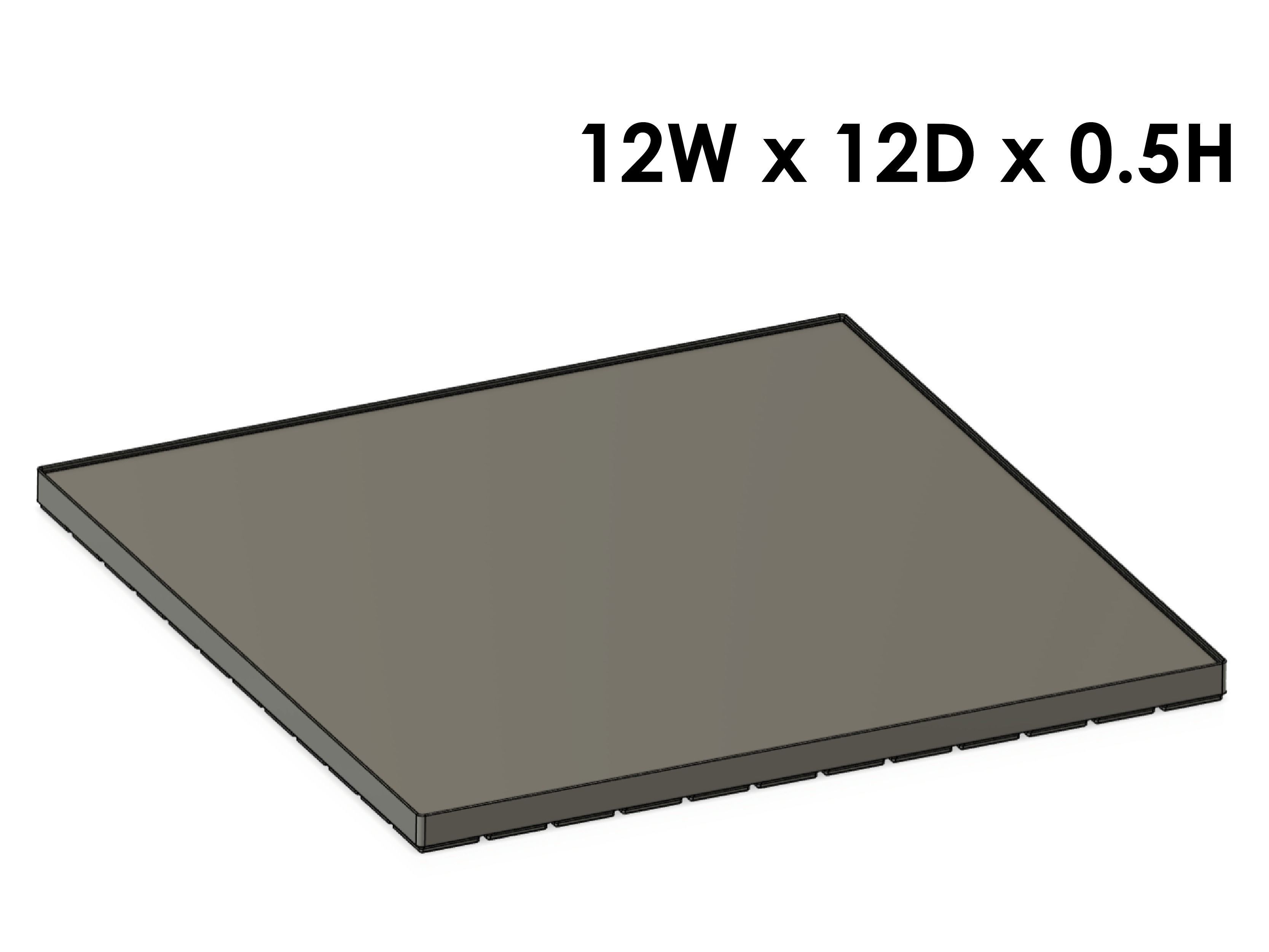 Gridfinity Boxes Filled-in Fusion 360 3D print model_4