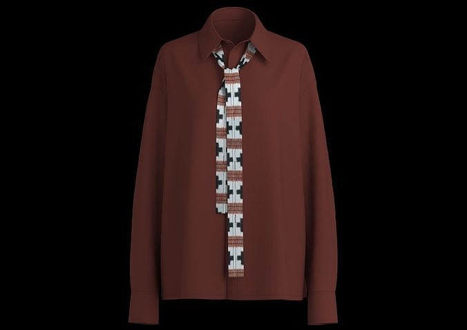 Cowboy Shirt Free low-poly 3D model