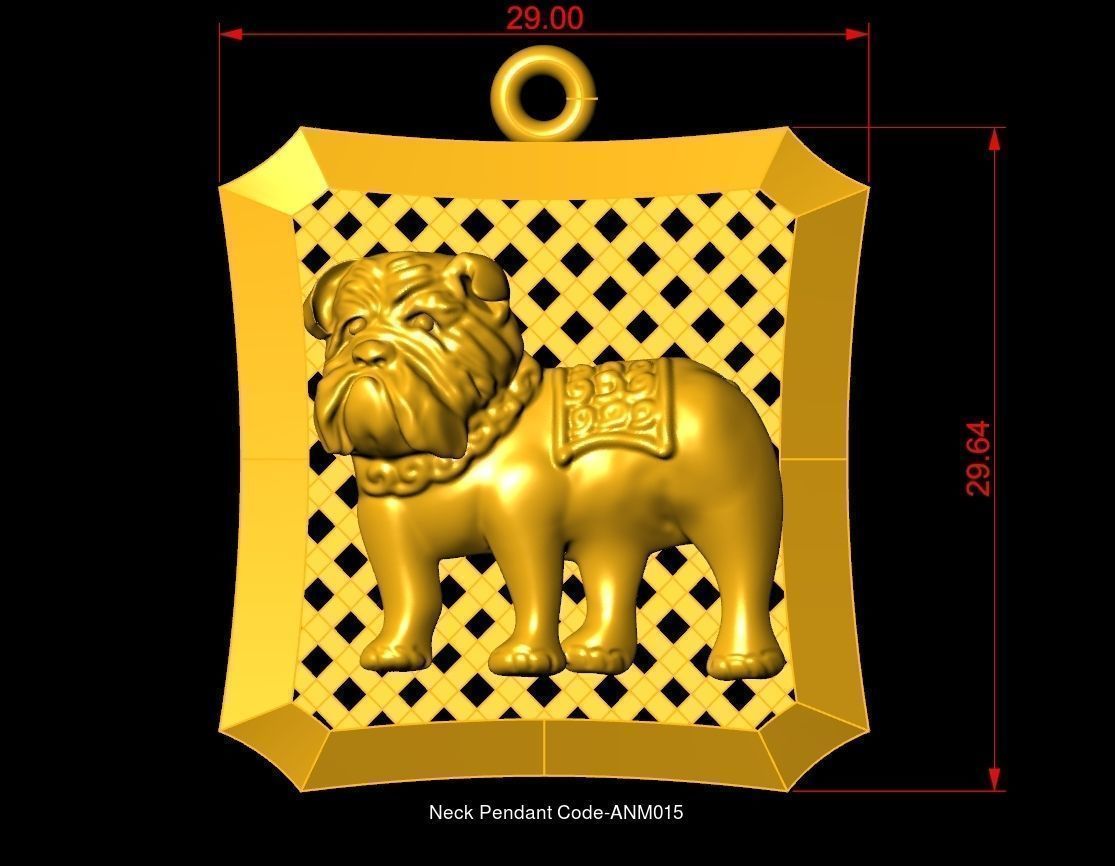 Neck Pendant SET Code-ANM001-ANM033 3D Model Collection_19