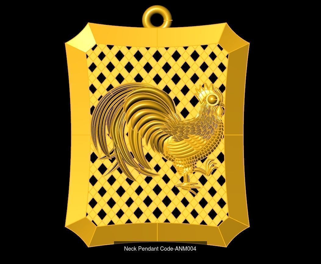 Neck Pendant SET Code-ANM001-ANM033 3D Model Collection_8