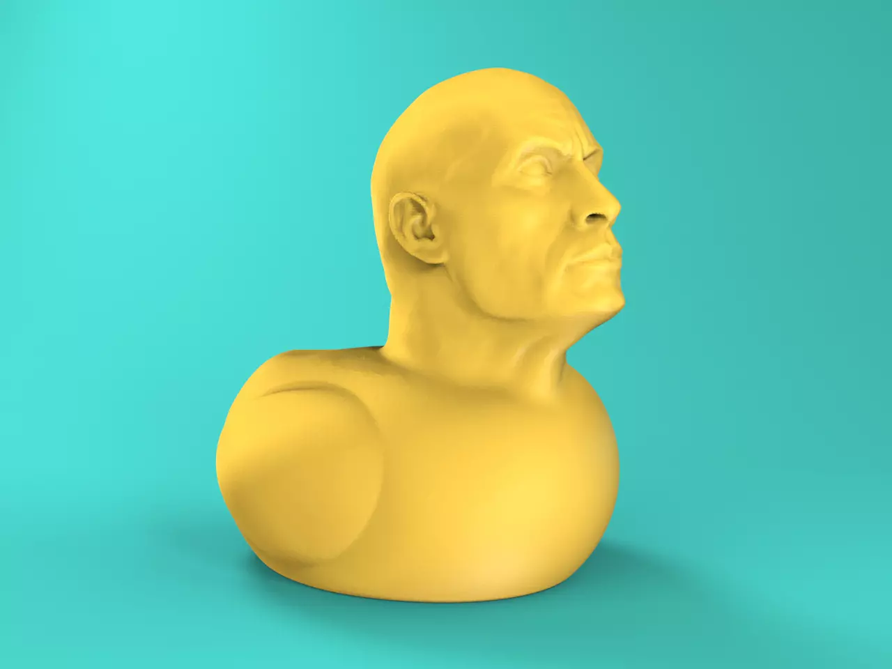 Dwayne The Duck Johnson 3D print model