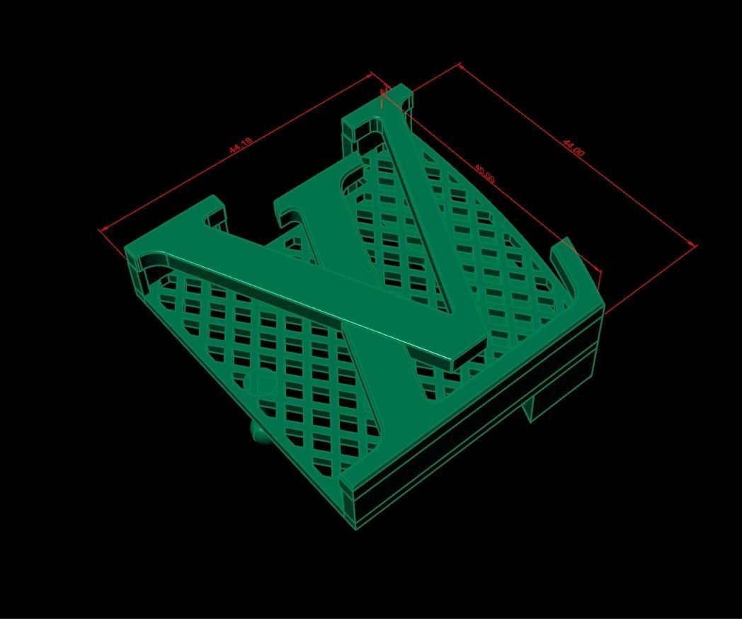 LOUIS VUITTON Belt Buckle Code-BAD002 3D print model_5