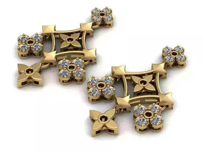 Louis Vuitton Earring Code-BAD004