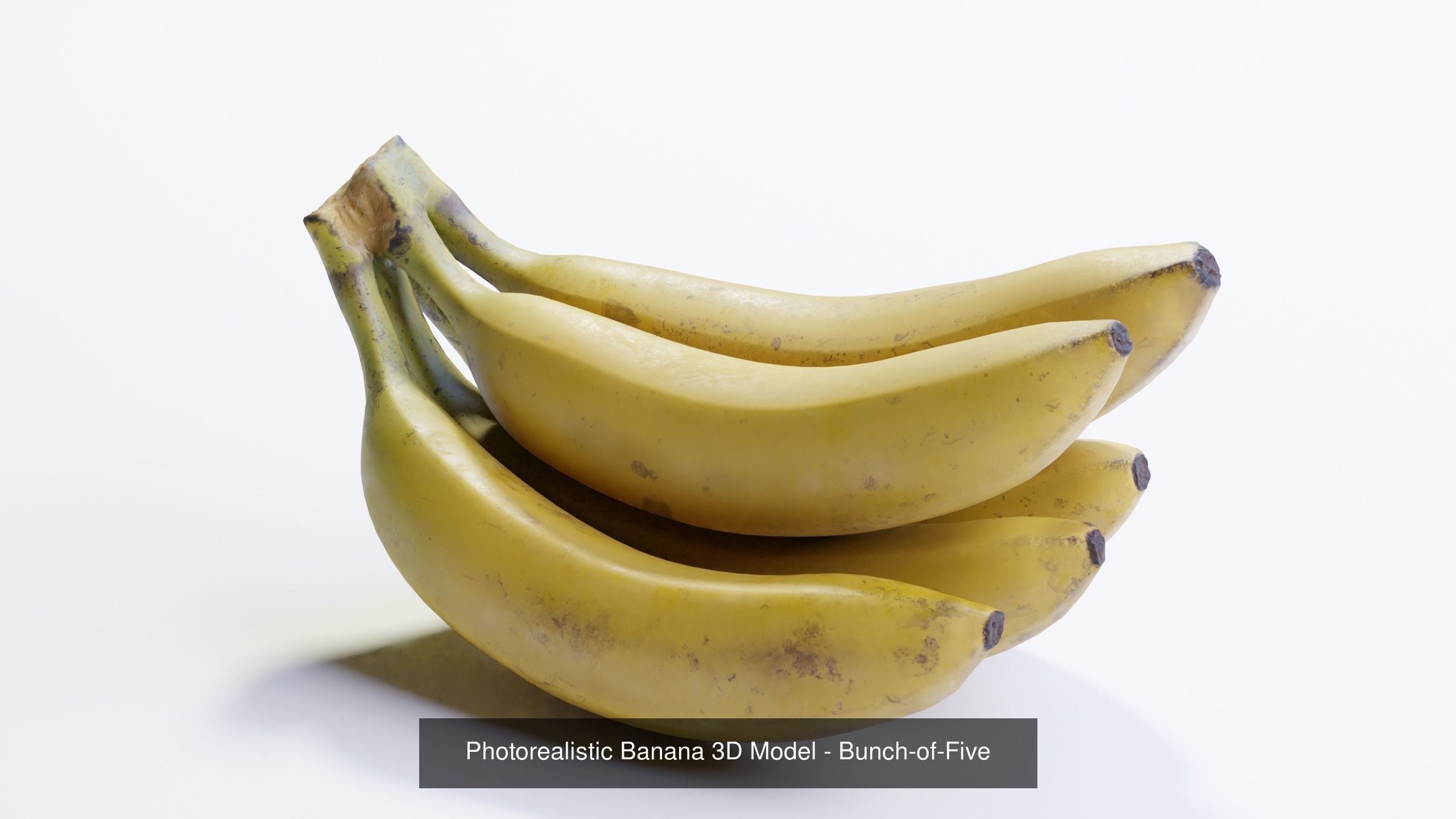 Banana Pack Unpeeled 3D Model Collection_4