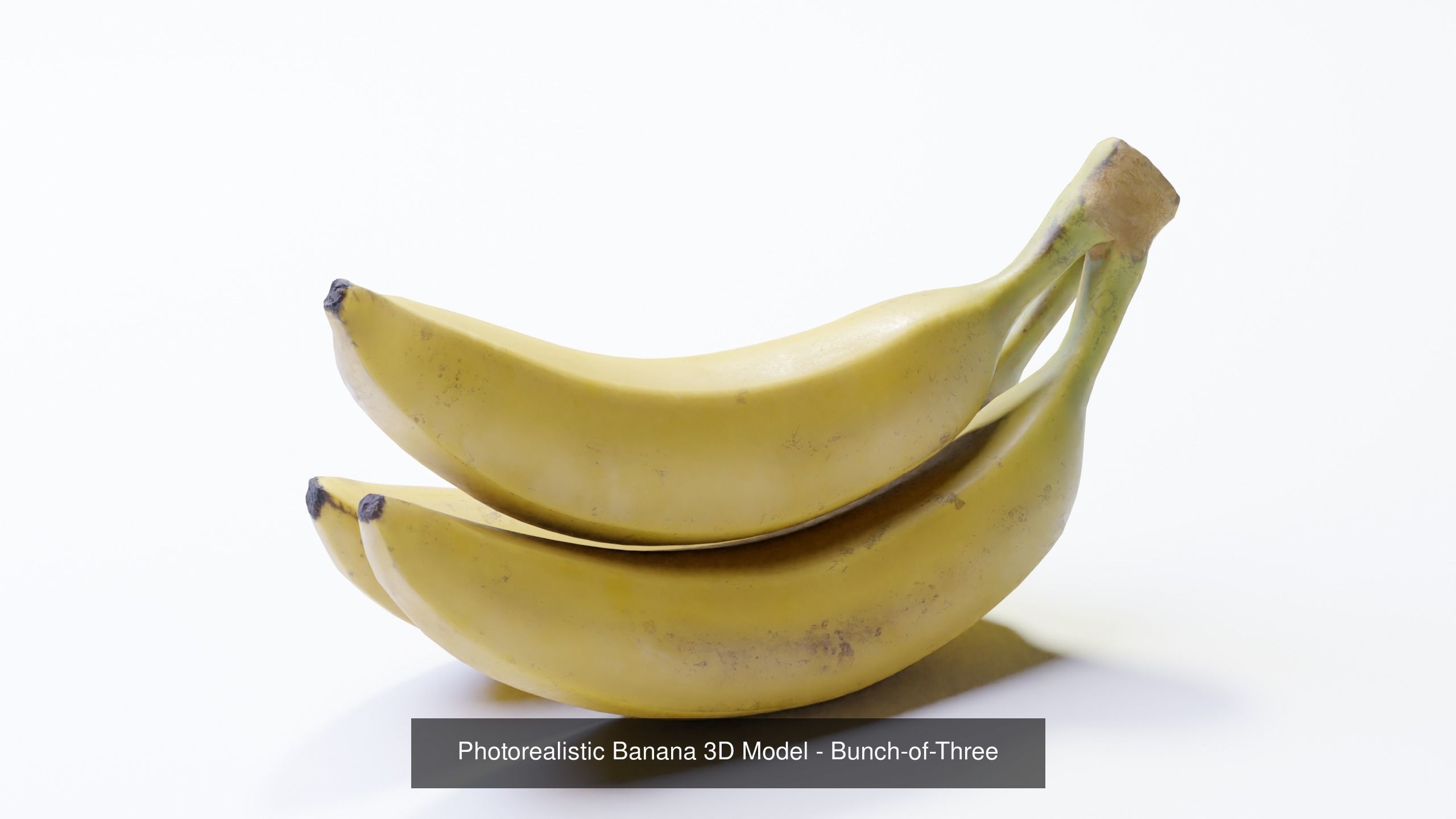 Banana Pack Unpeeled 3D Model Collection_3