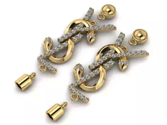 YSL Earring Code-BAD022