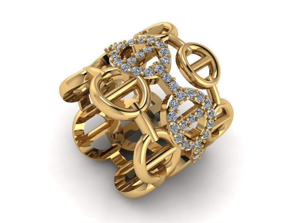 Dior Ring Code-BAD023 3D print model_1