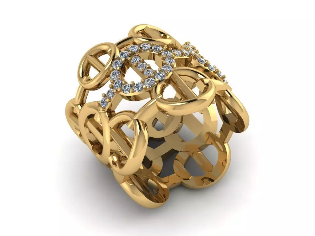 Dior Ring Code-BAD023 3D print model_0