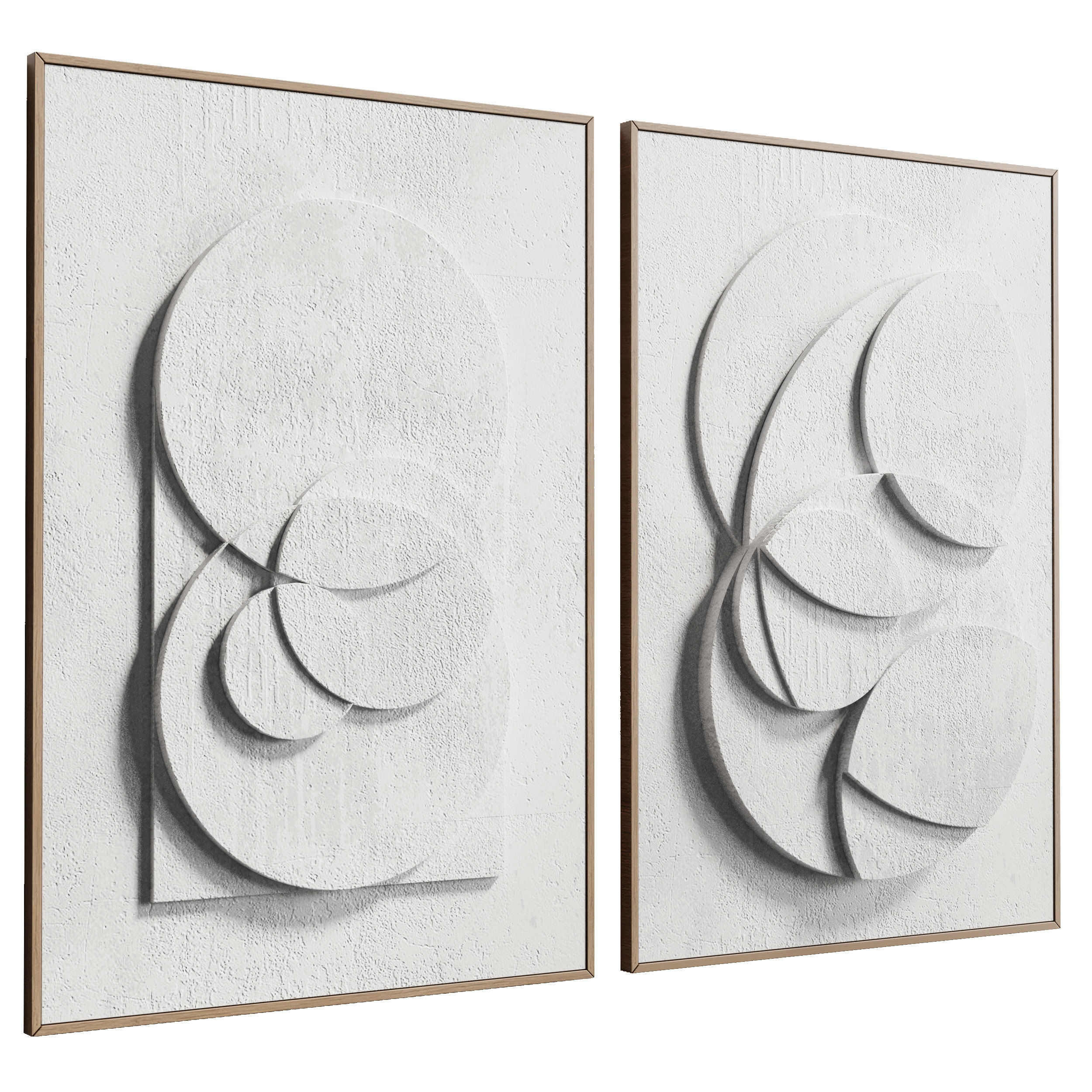 3d artwork frame 07 Low-poly 3D model_3