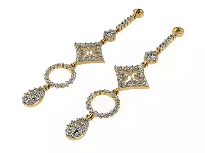 LOUIS VUITTON Earring Code-BAD033