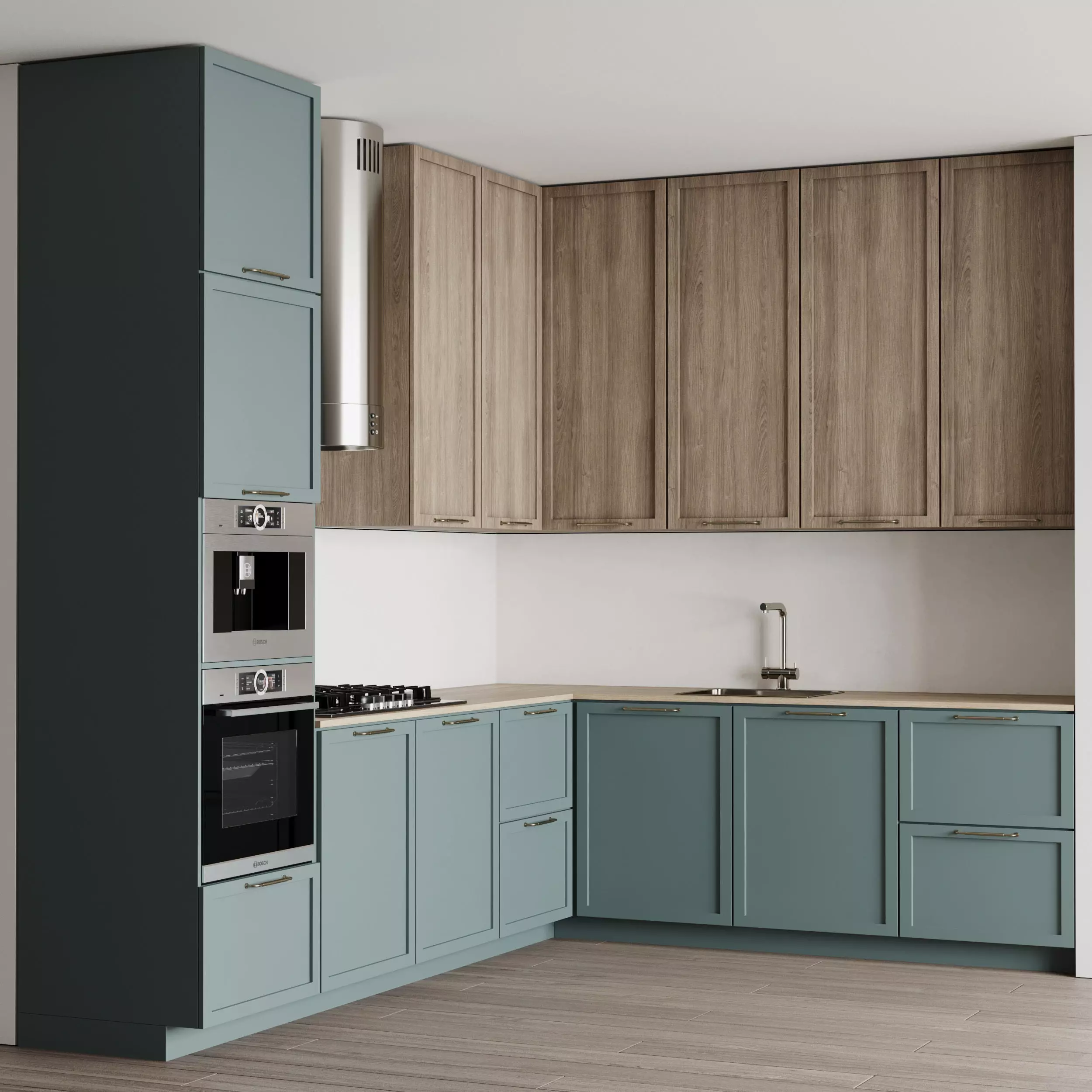 Kitchen Appliance Bosch Kitchen Set 76 Low-poly 3D model