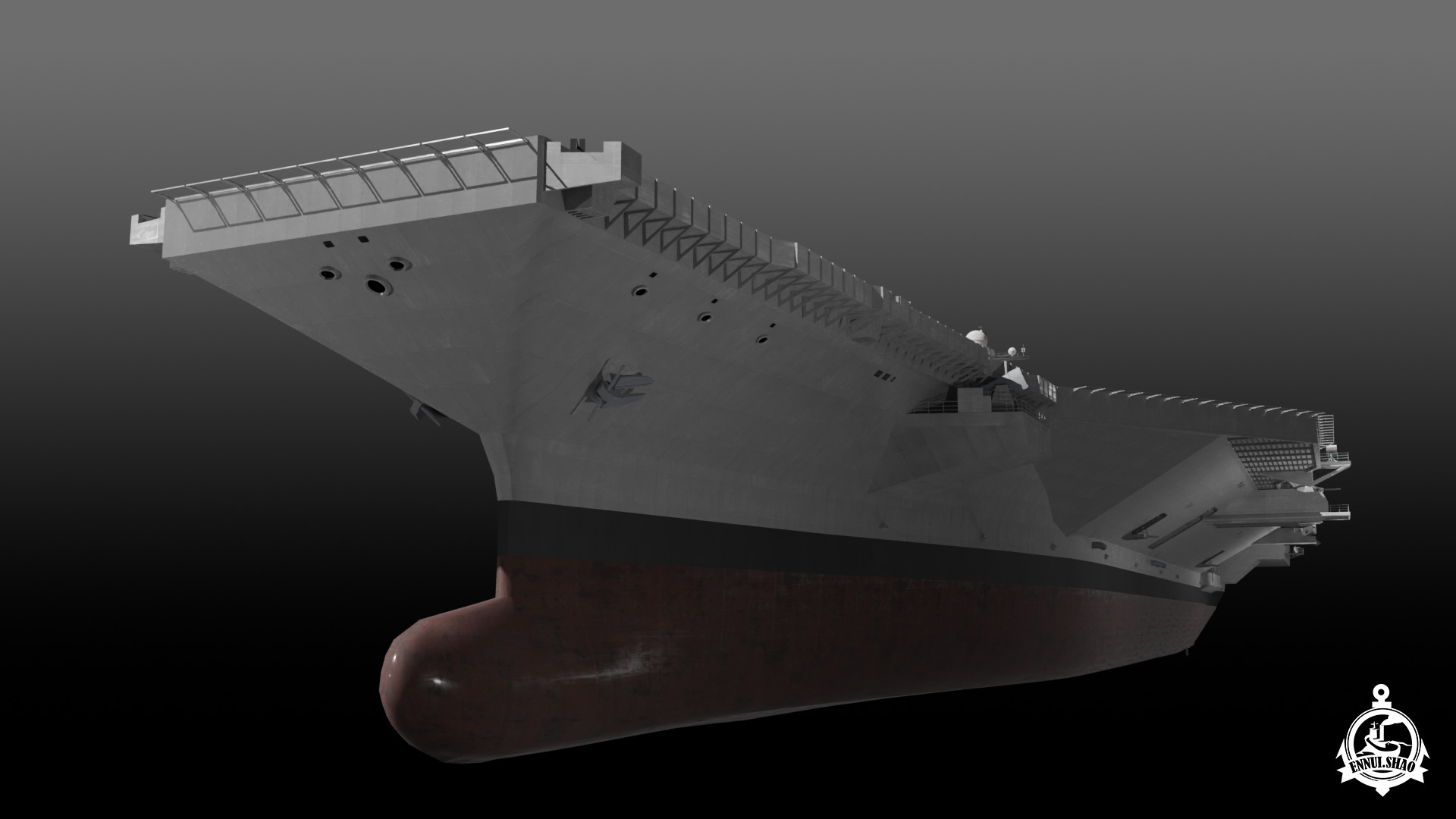 USS Gerald R Ford CVN-78 3D model_16