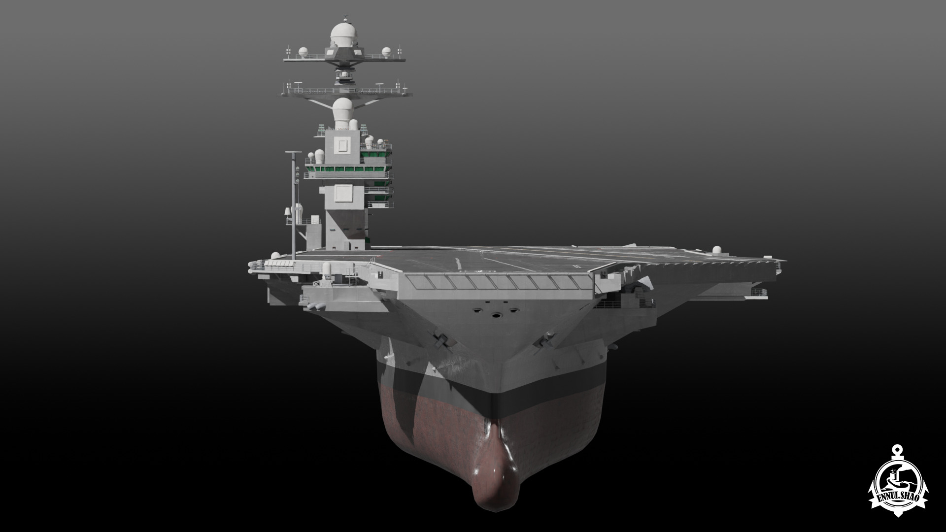 USS Gerald R Ford CVN-78 3D model_15