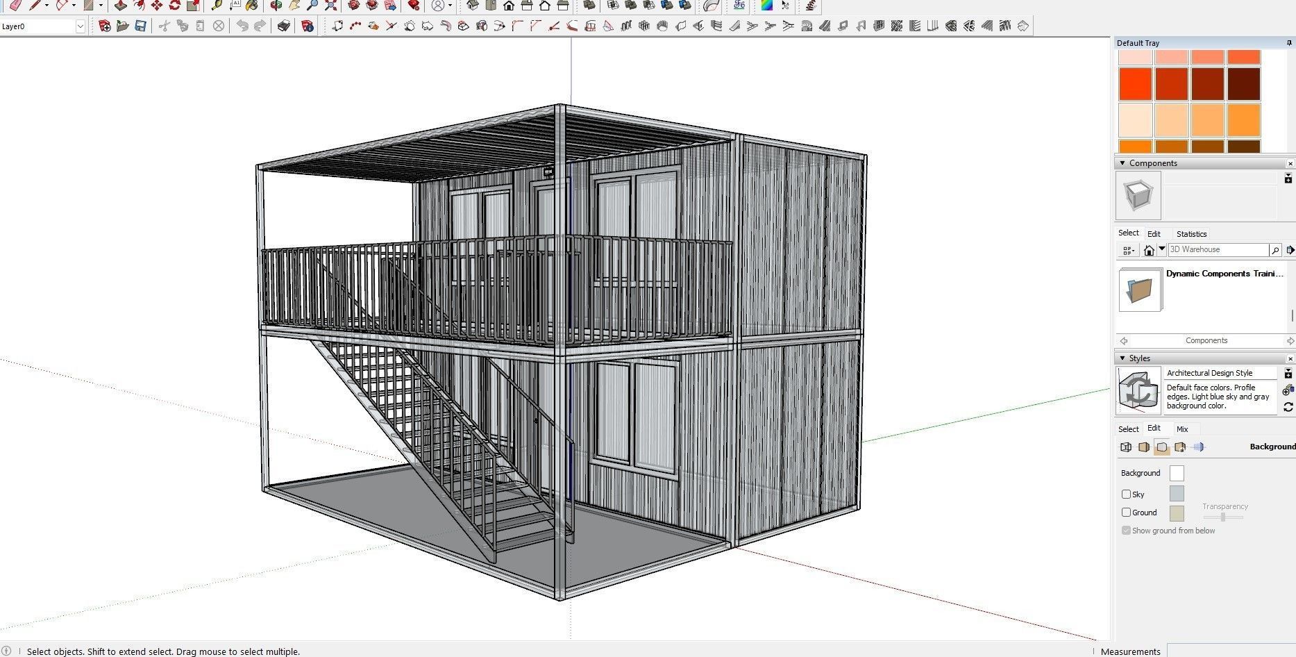 CONTAINER 01 Low-poly 3D model_5