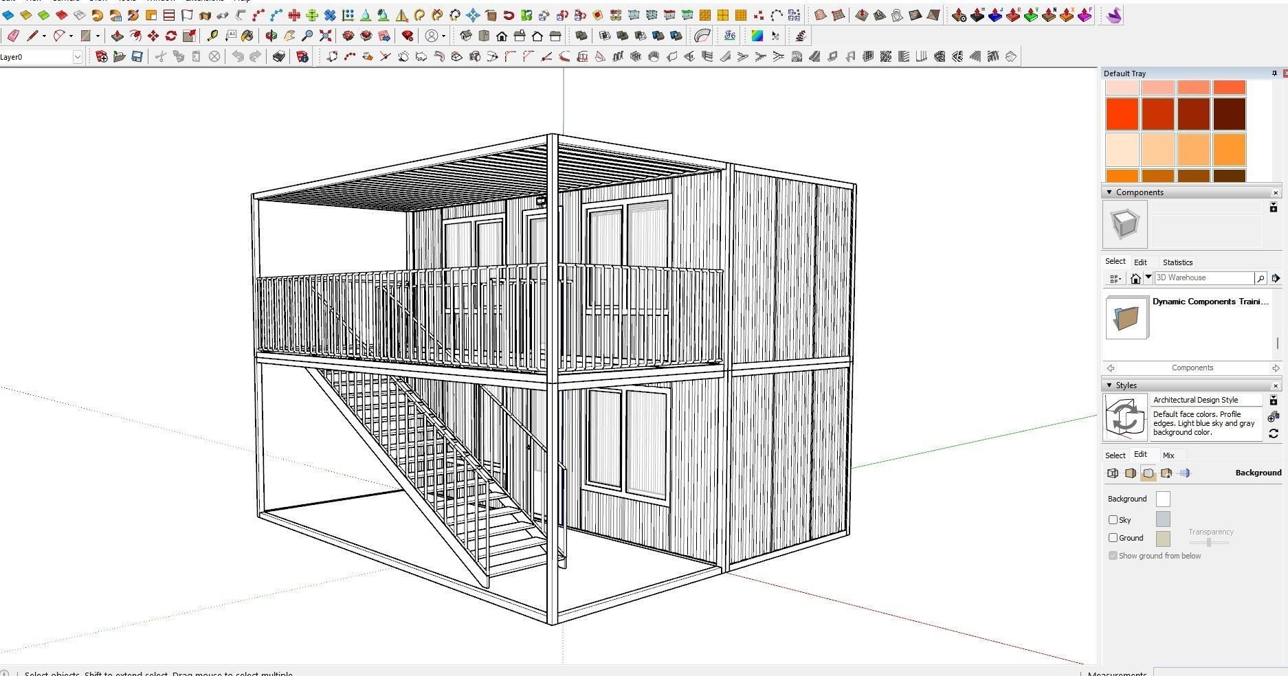 CONTAINER 01 Low-poly 3D model_6