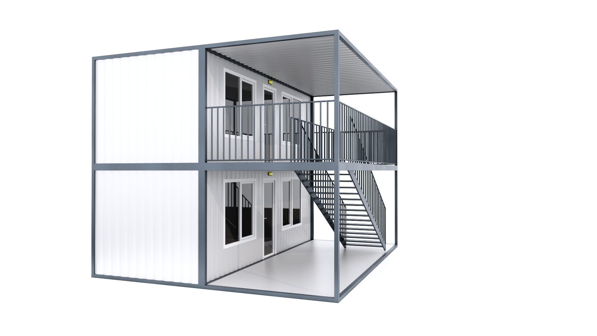 CONTAINER 01 Low-poly 3D model_56