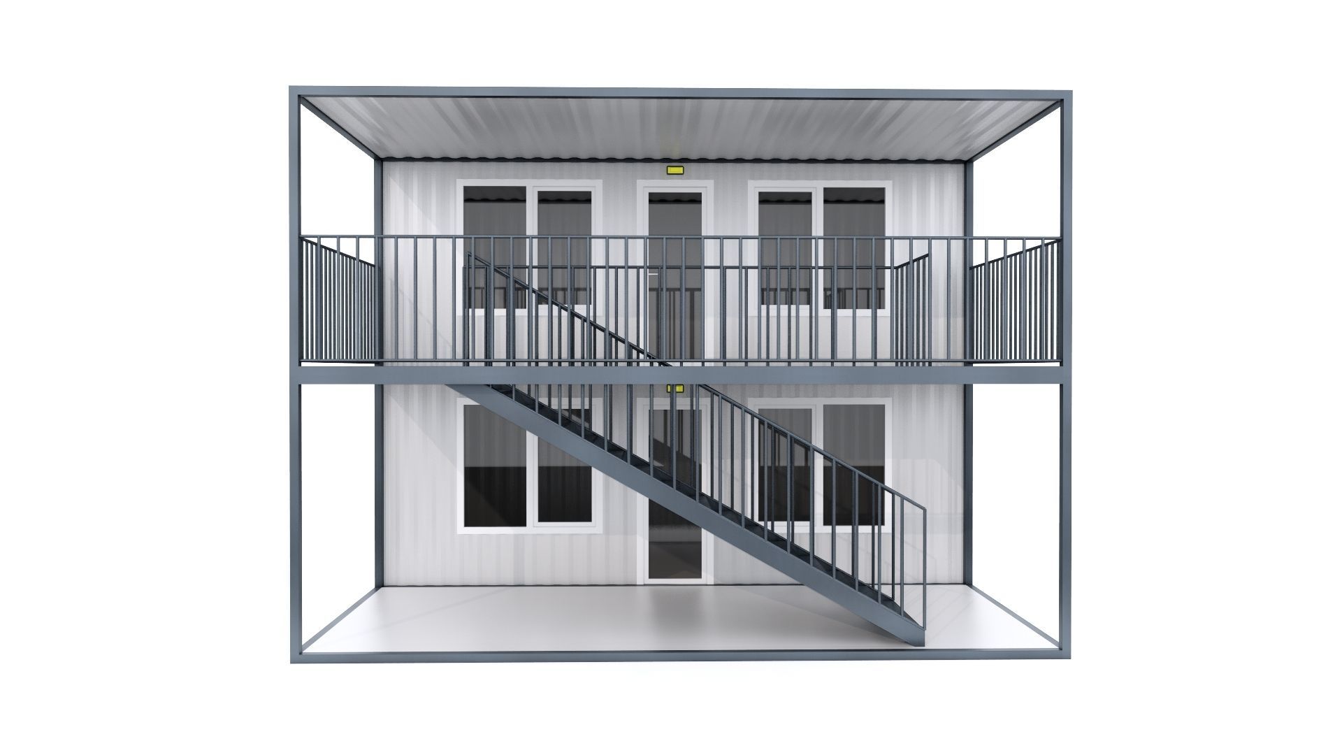 CONTAINER 01 Low-poly 3D model_16