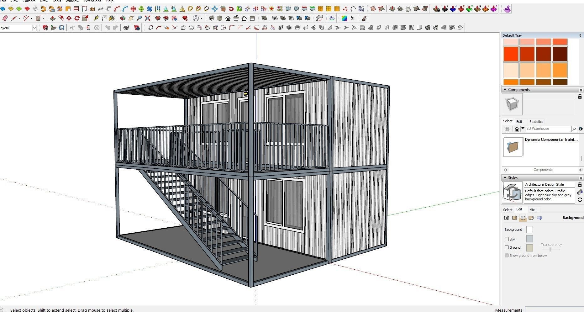 CONTAINER 01 Low-poly 3D model_3