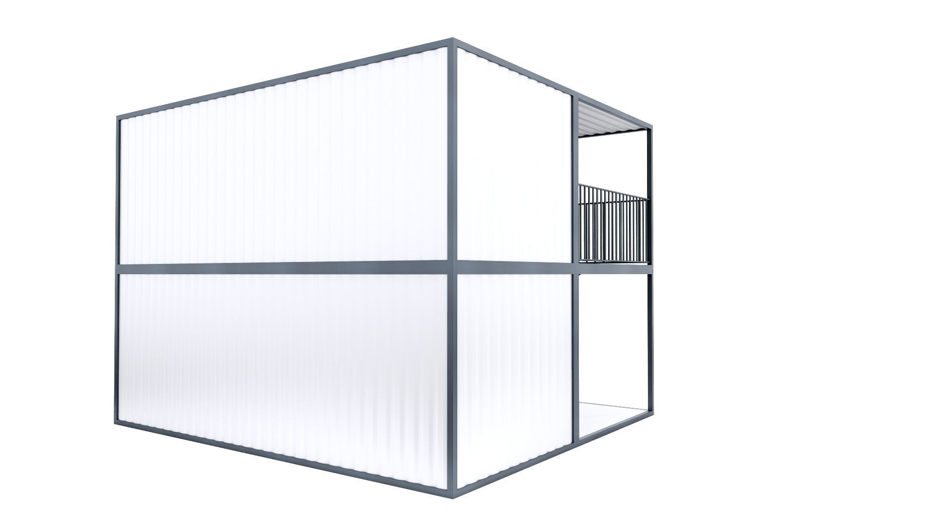 CONTAINER 01 Low-poly 3D model_51