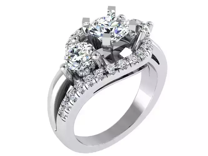 Round Diamond Ring 3159