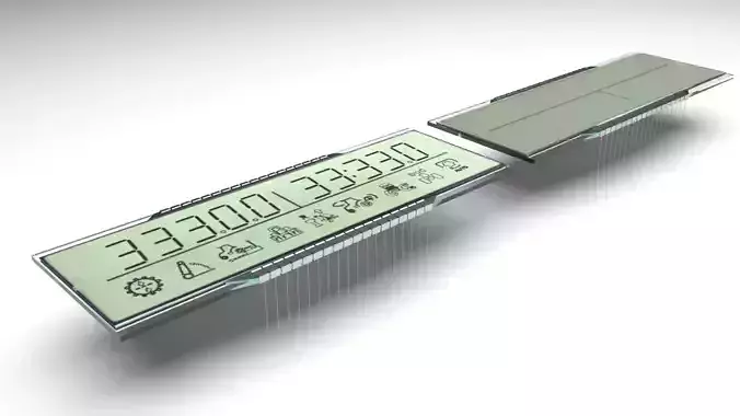 LCD Calculator Displays