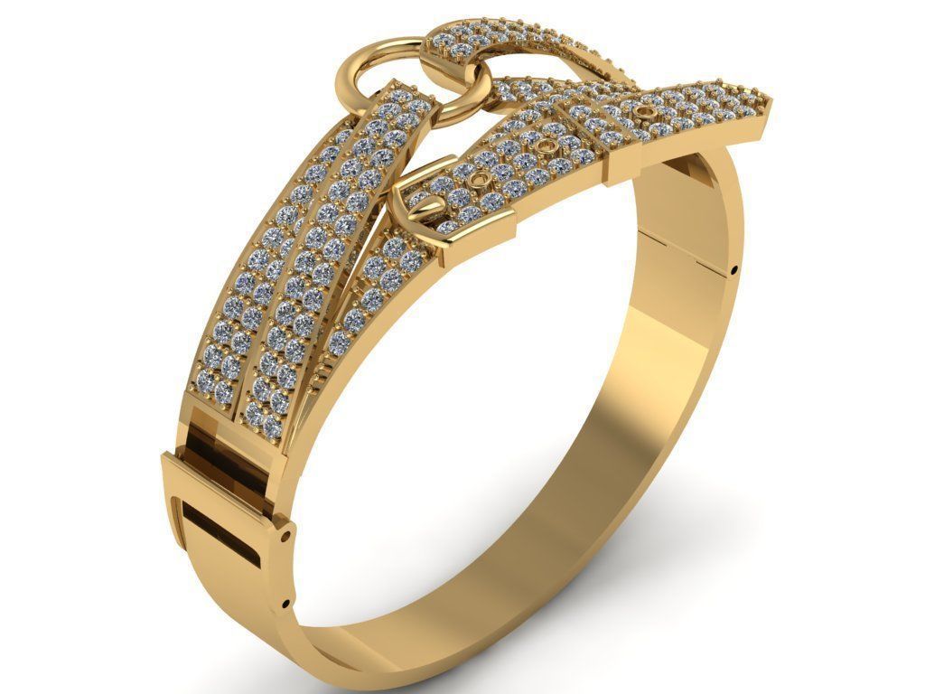 Hermes Braclets Code-BAD042 3D print model_1