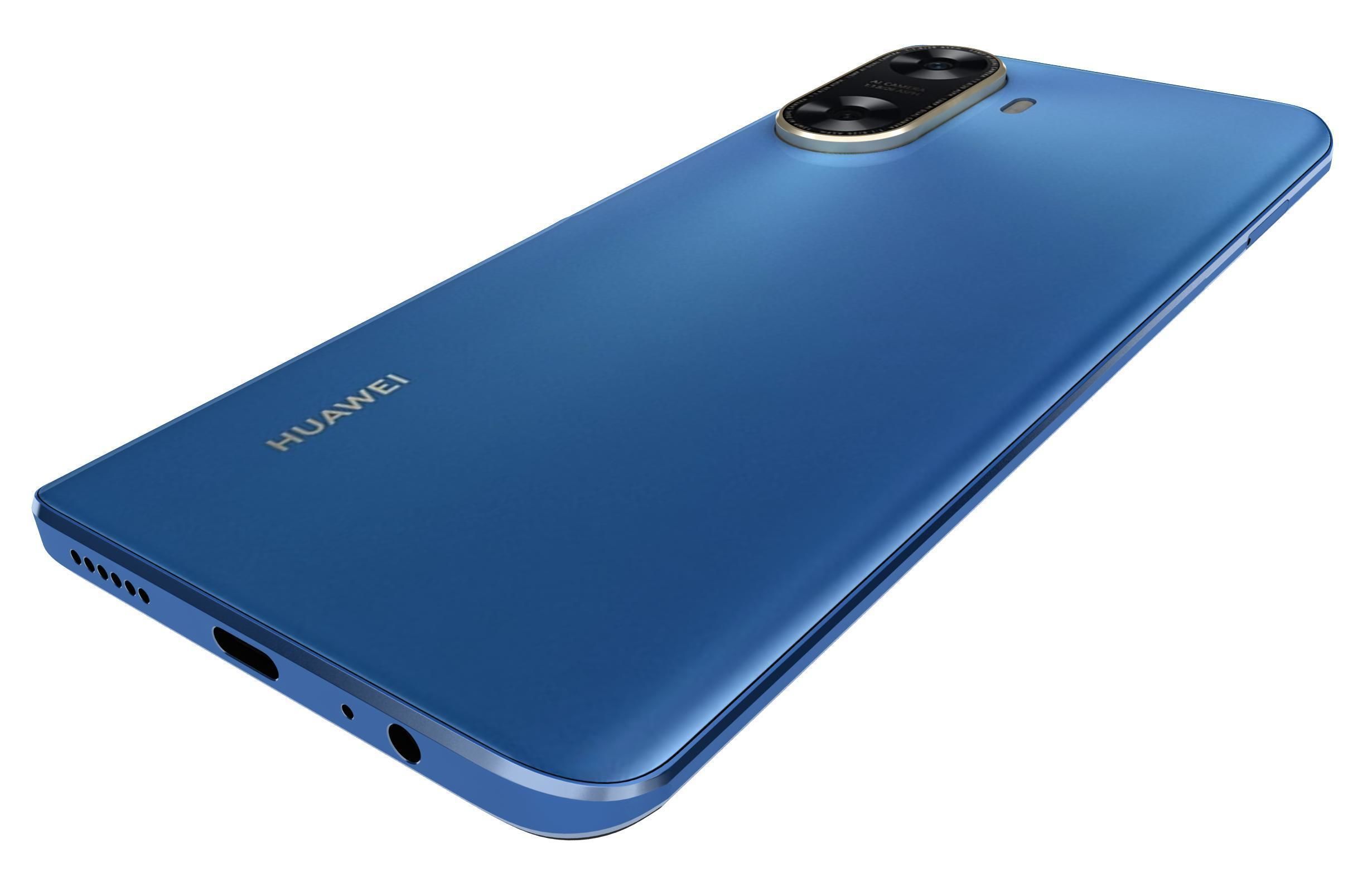 Huawei Enjoy 70z Blue 3D model_7