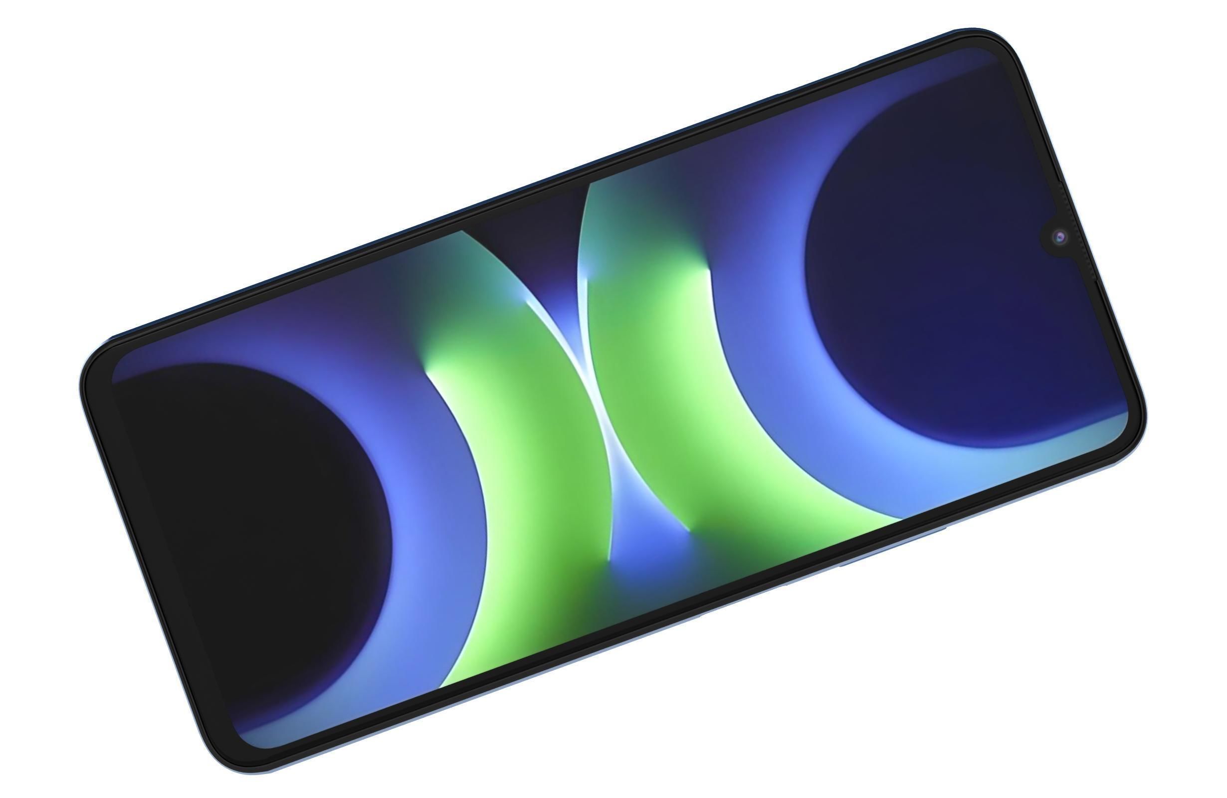 Huawei Enjoy 70z Blue 3D model_4