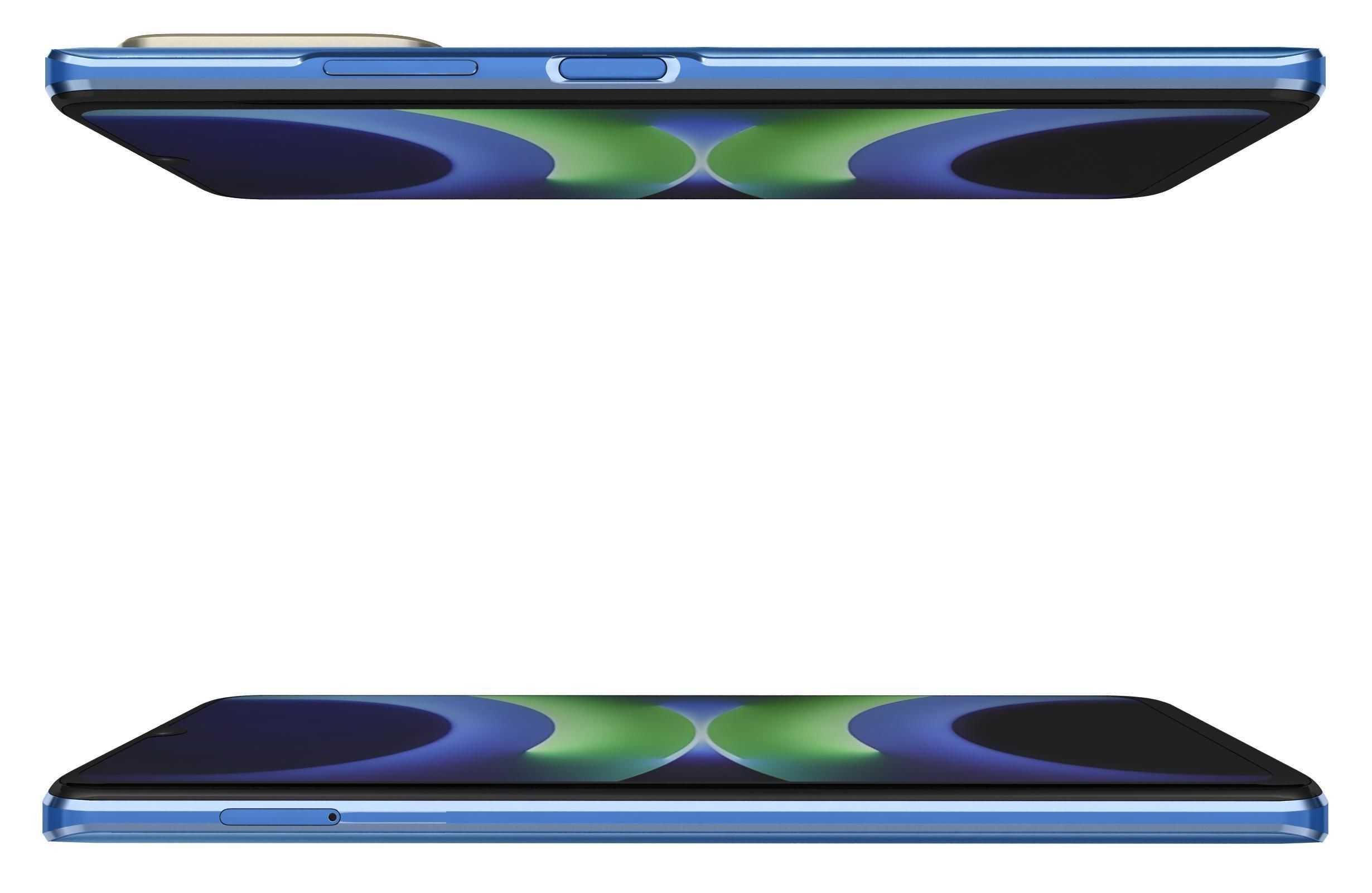 Huawei Enjoy 70z Blue 3D model_2