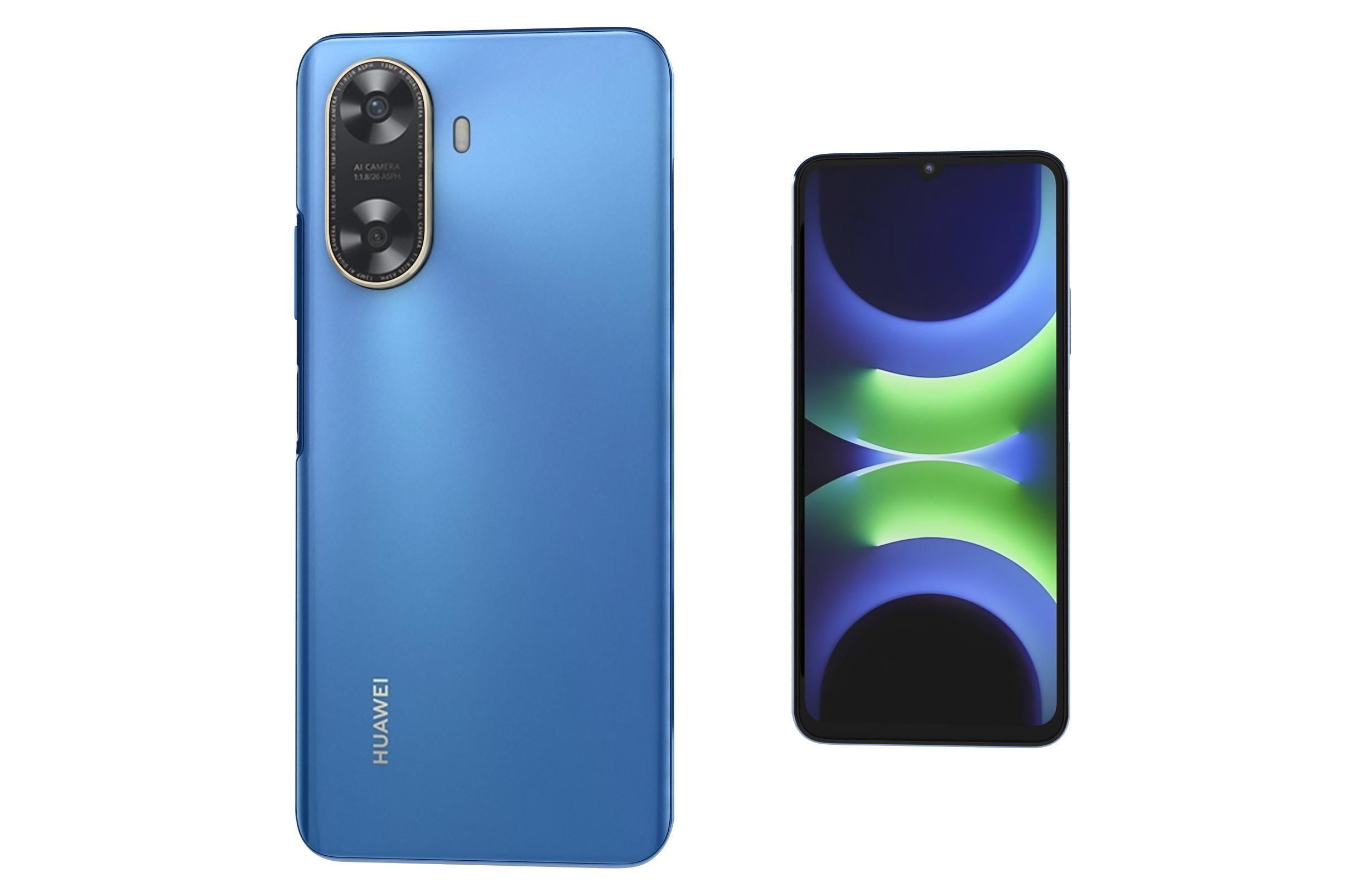 Huawei Enjoy 70z Blue 3D model_14