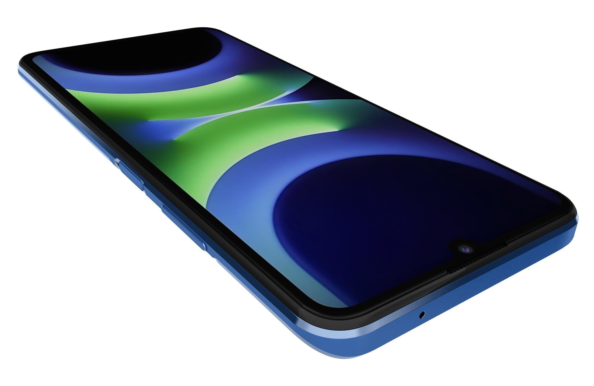 Huawei Enjoy 70z Blue 3D model_6