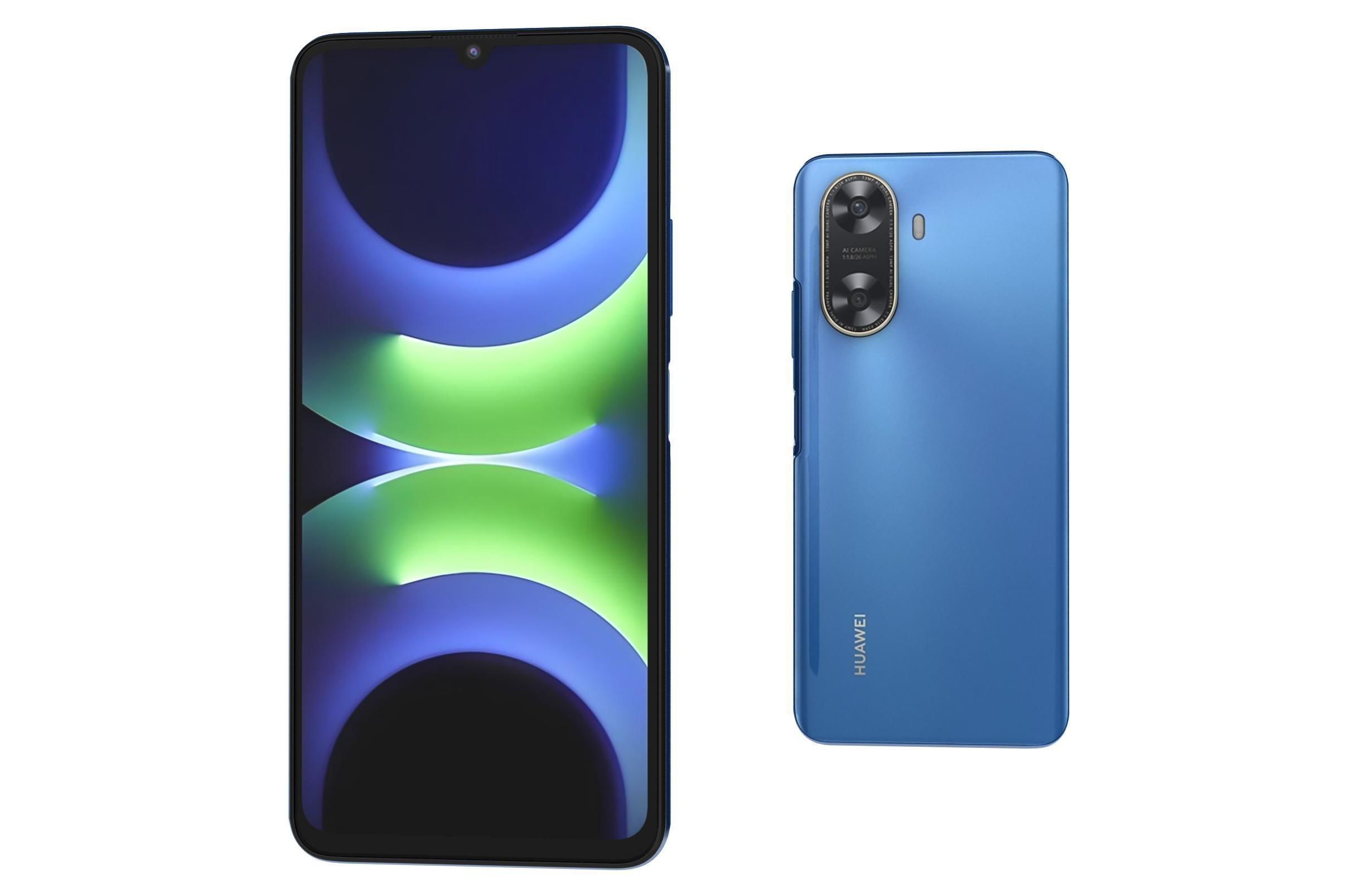 Huawei Enjoy 70z Blue 3D model_13