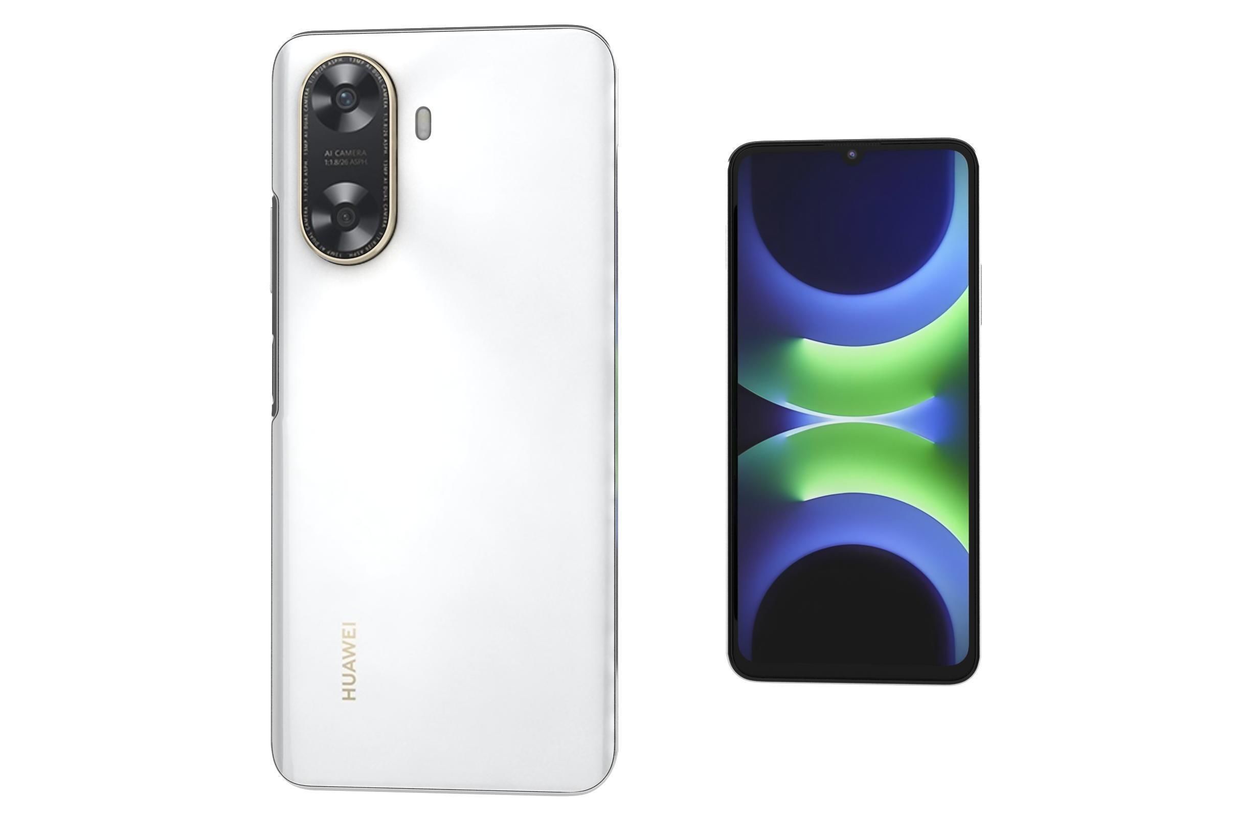 Huawei Enjoy 70z White 3D model_7