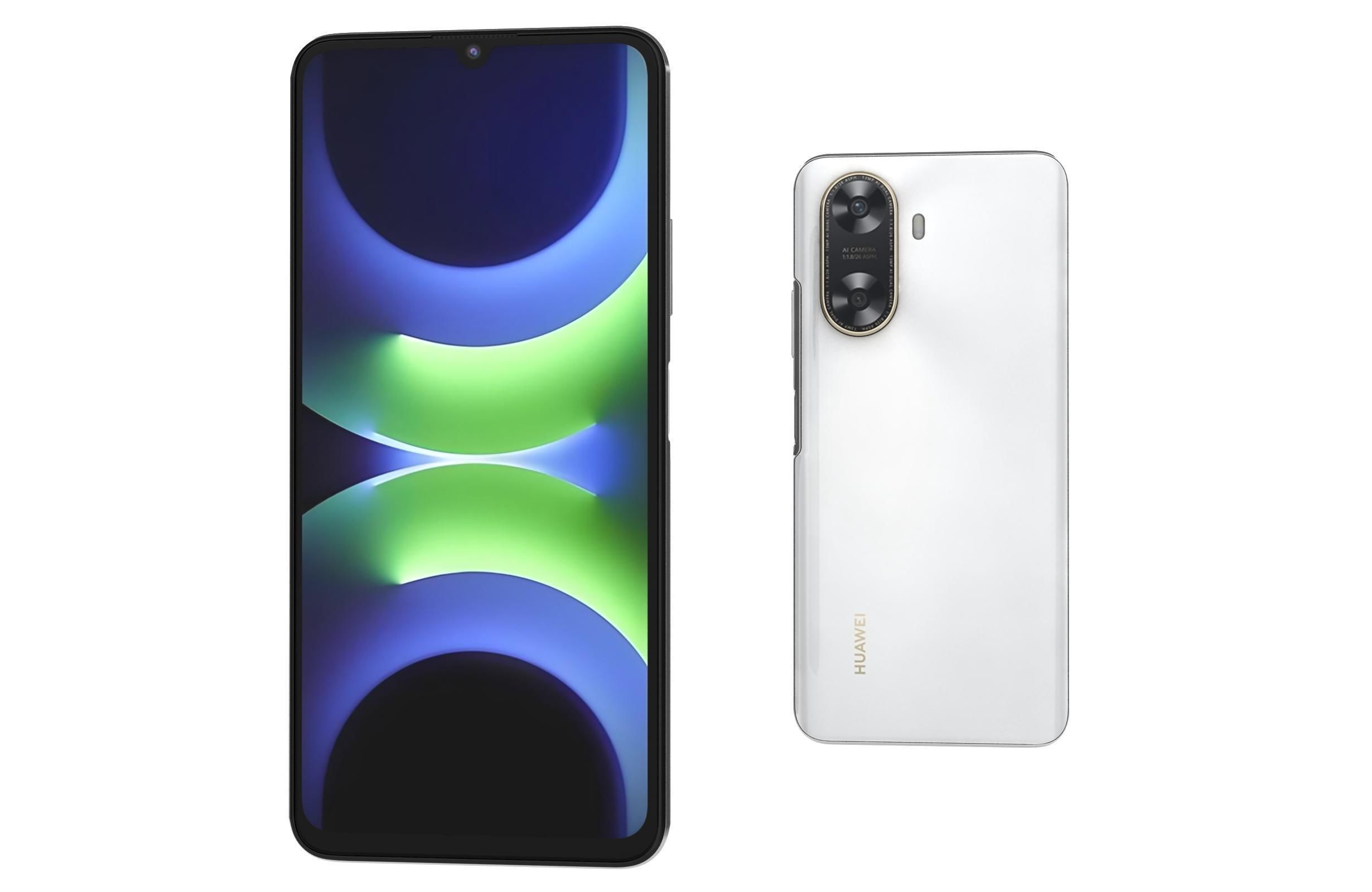 Huawei Enjoy 70z White 3D model_6