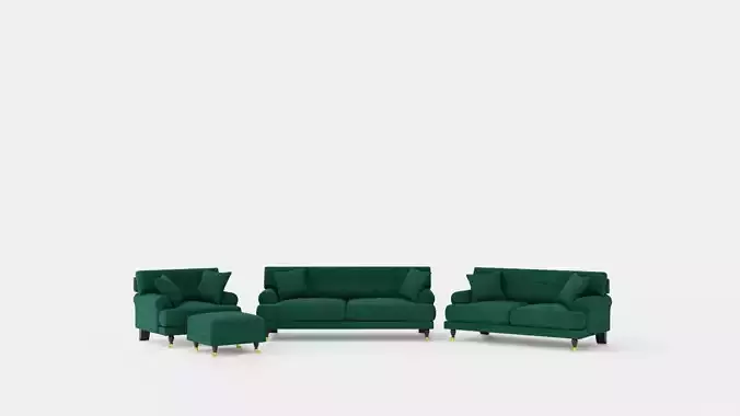 Andrew Sofa Group 3 Seater 2 Seater Armchair Footstool Velvet