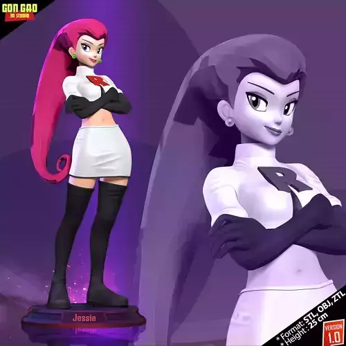Jessie - Team Rocket 3D print model