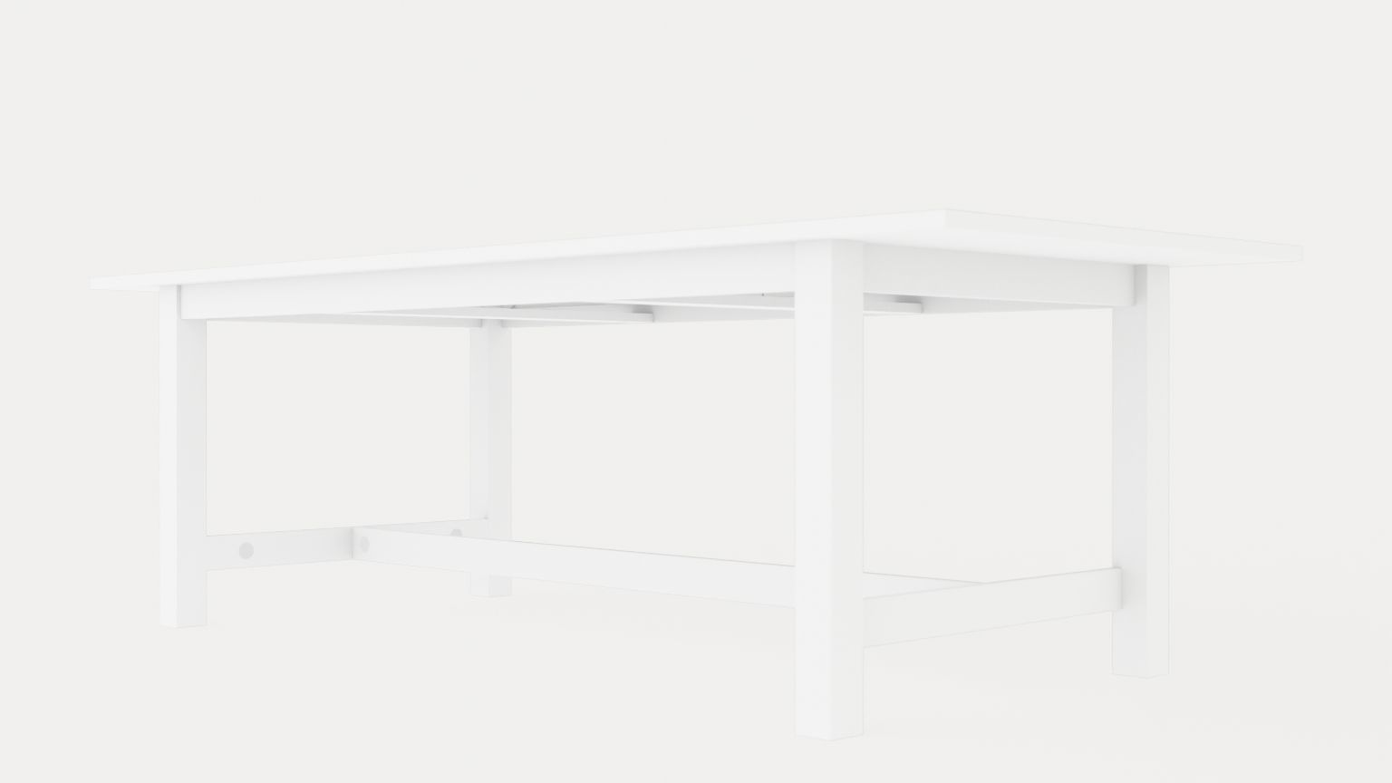 Altea Extensionable Dining Table Low-poly 3D model_1