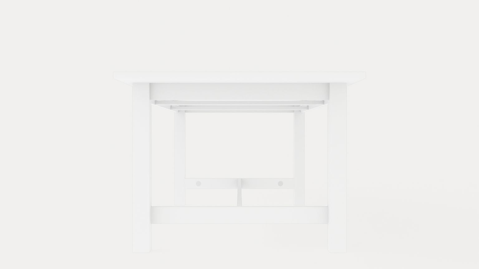 Altea Extensionable Dining Table Low-poly 3D model_4