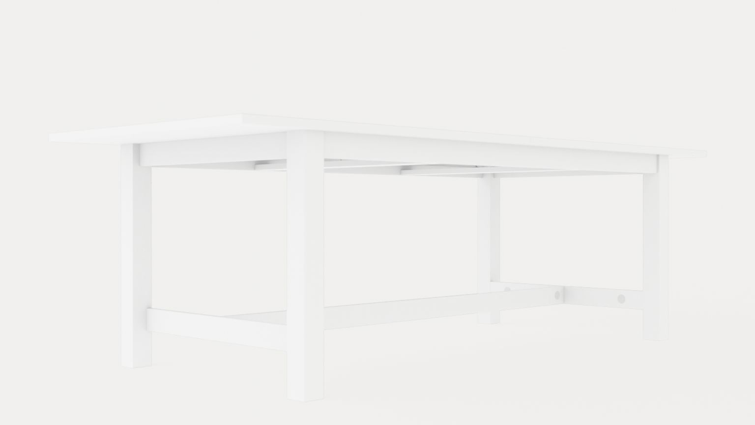 Altea Extensionable Dining Table Low-poly 3D model_3