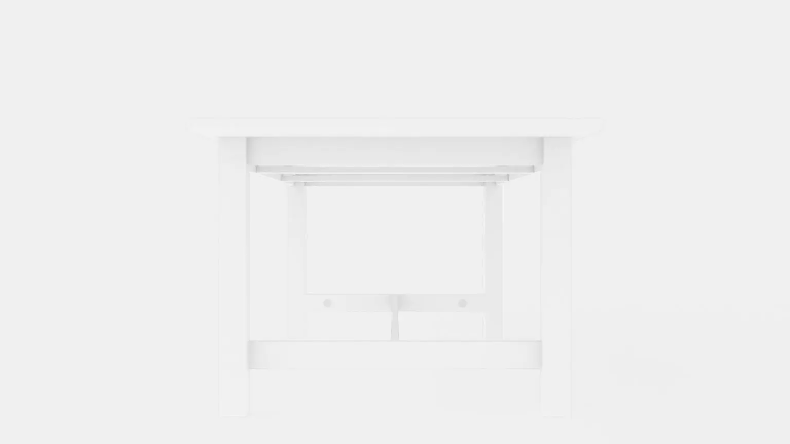 Altea Extensionable Dining Table Low-poly 3D model_0