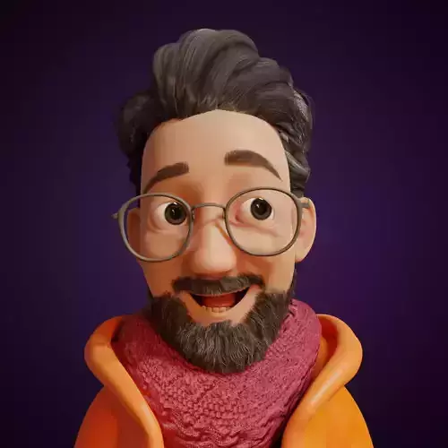 Cartoon Oldman 