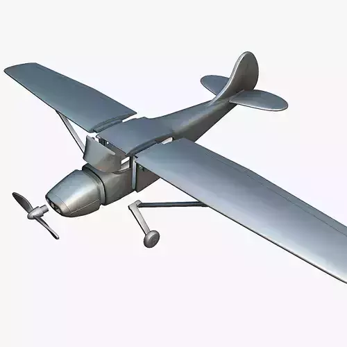Cessna 170B - 3D Printable Model
