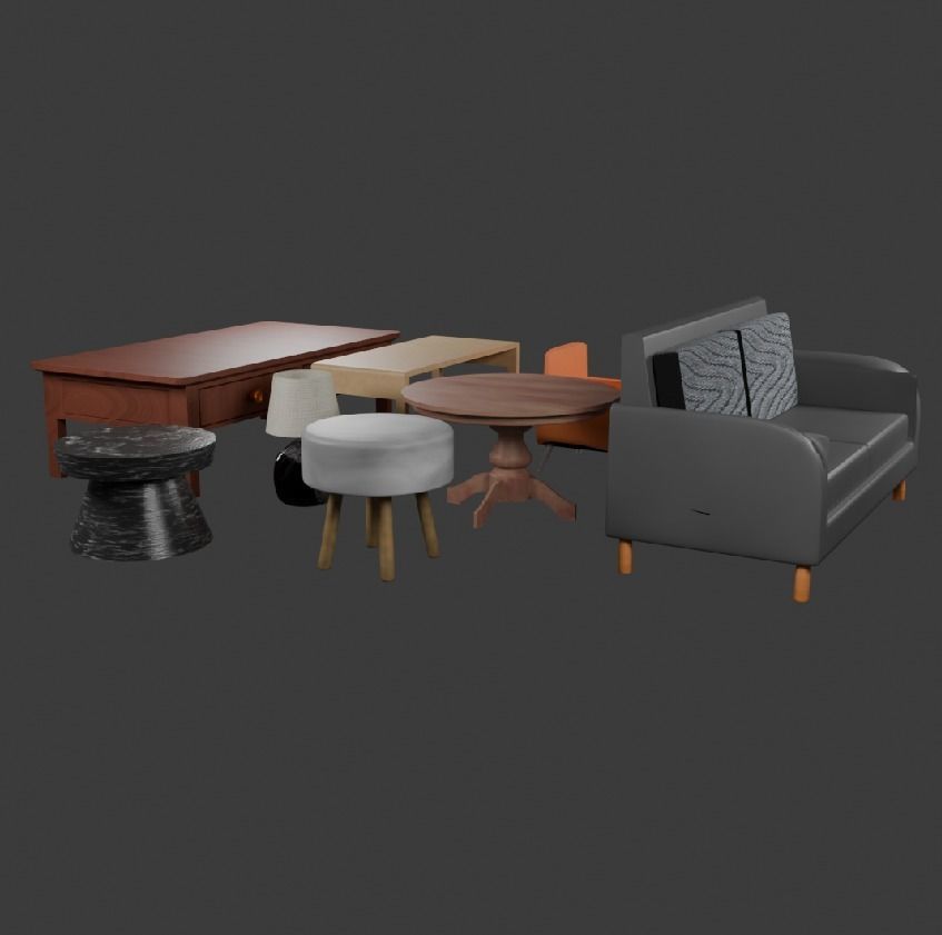 Furniture Pack 3D model_2