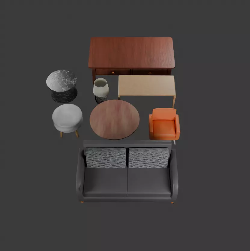 Furniture Pack 3D model_0