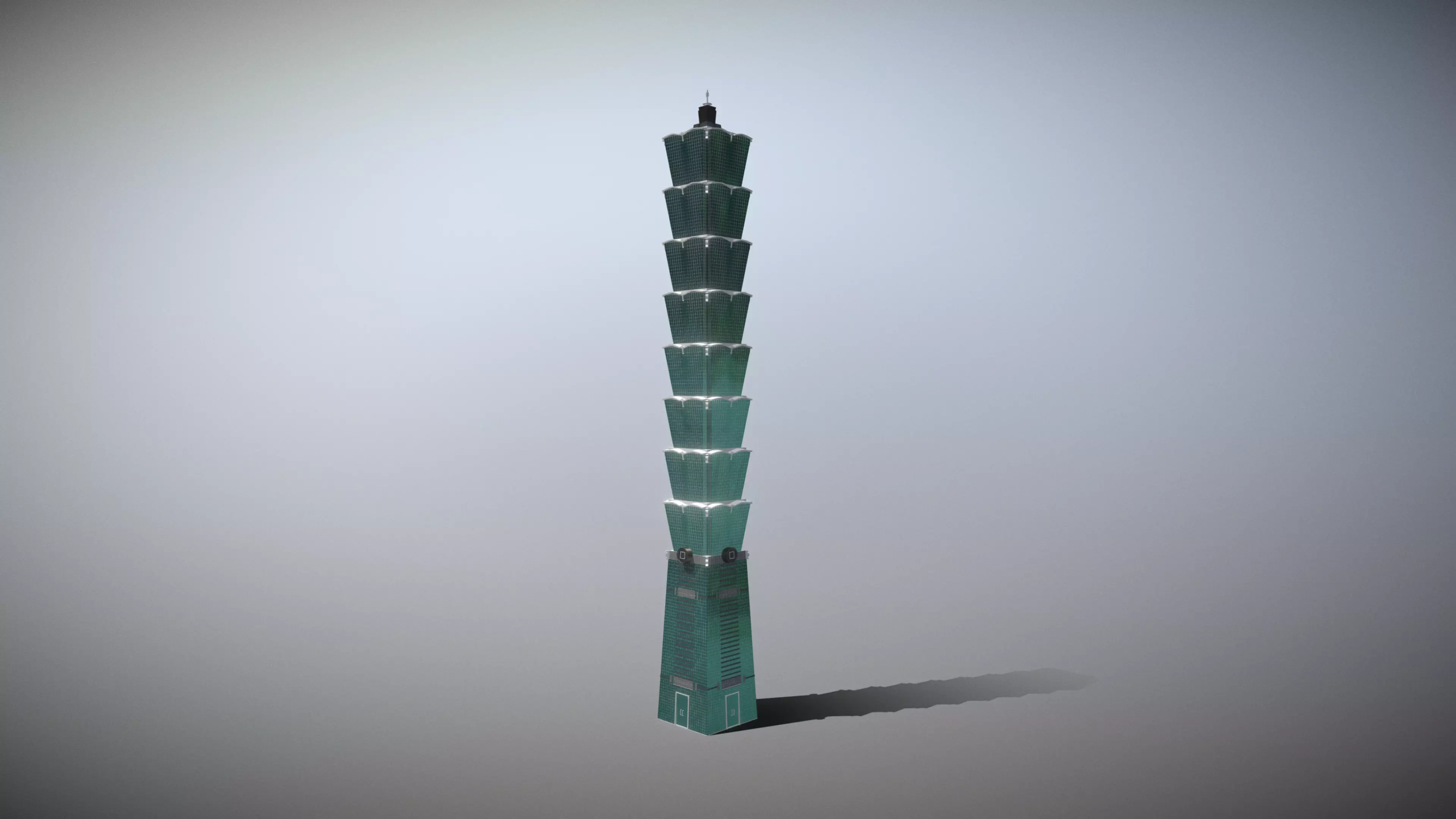 Taipei 101 3D model_0