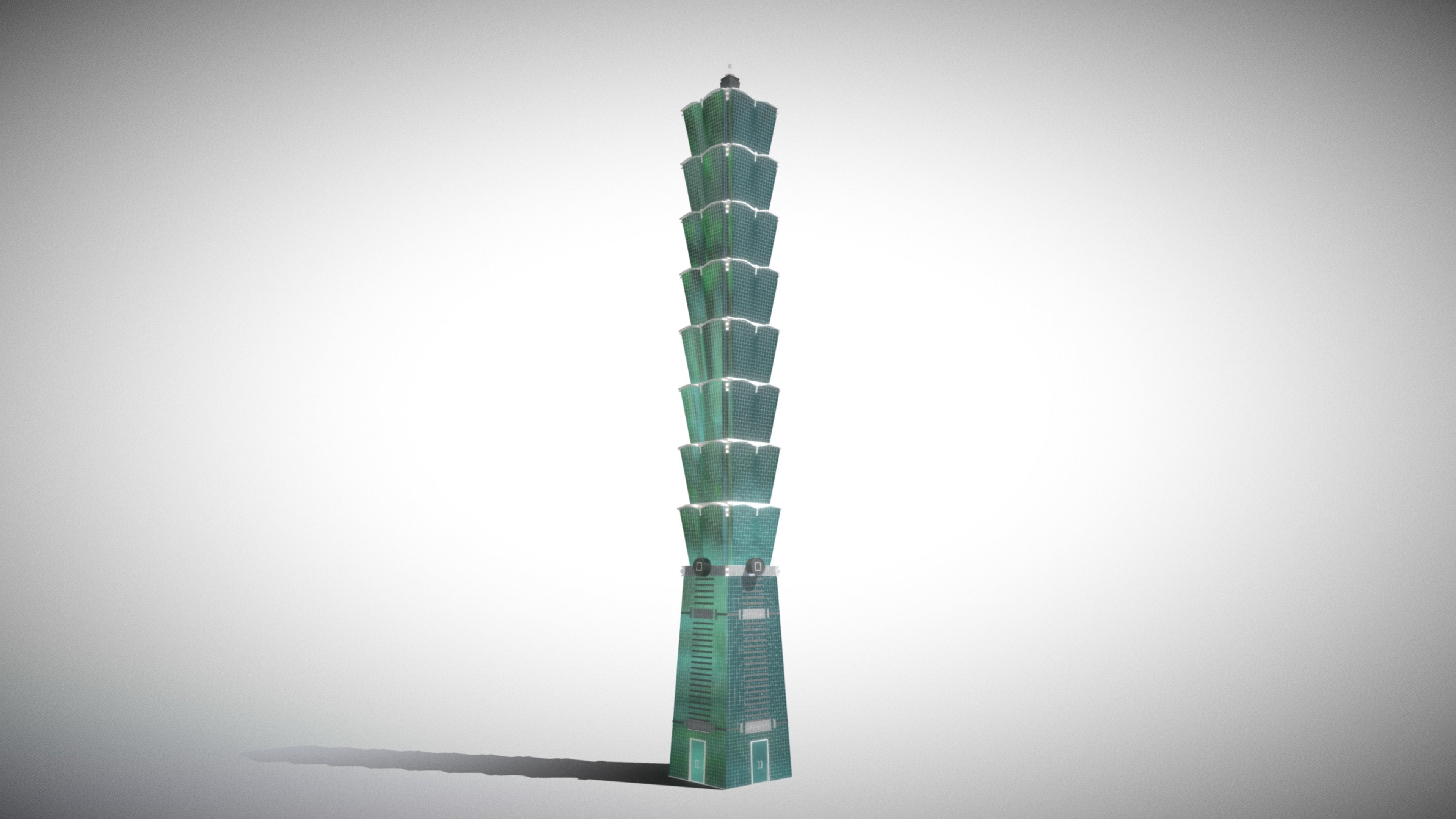 Taipei 101 3D model_3